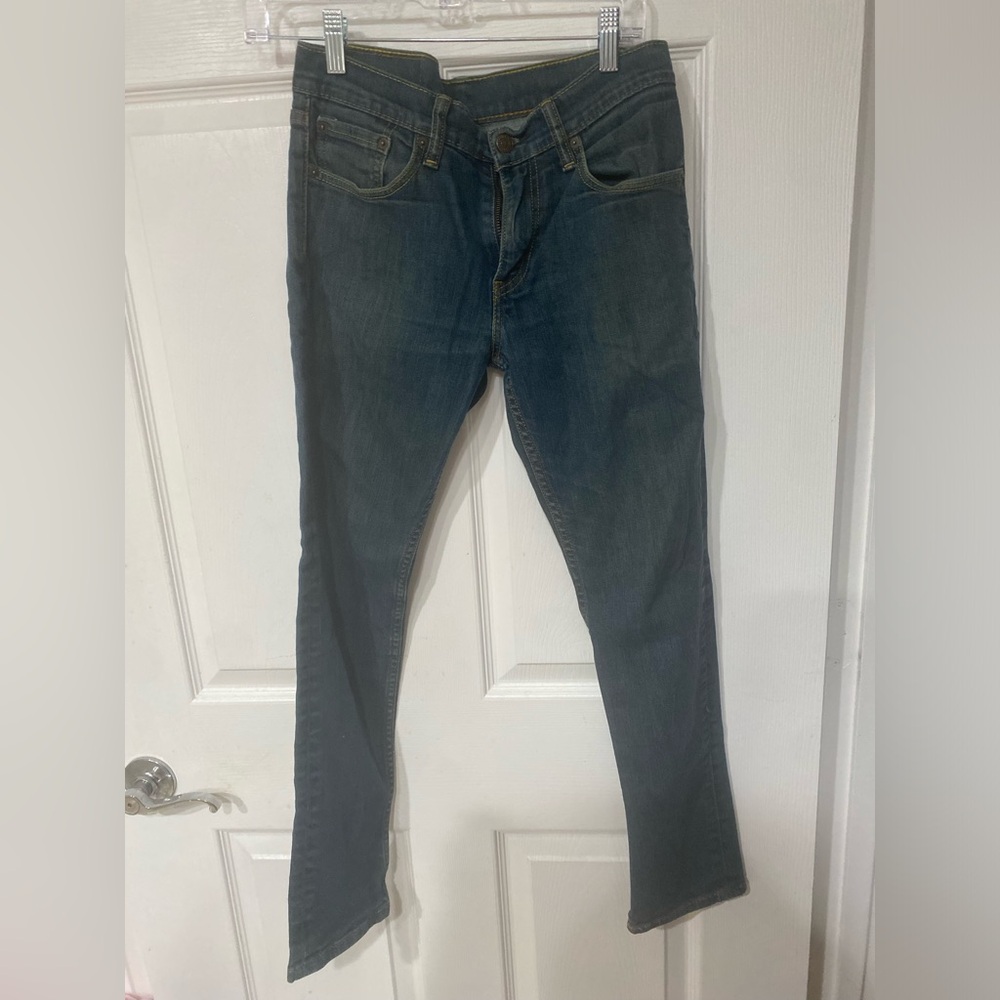 Levi’s 511 Slim Fit Men’s Jeans W29 L30 Blue Denim Made in Mexico
